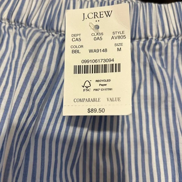 J crew Seersucker maxi skirt NWT - Picture 4 of 4